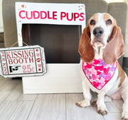 Valentine Bandana | Valentines Day Bandana | Valentine Hearts