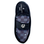 Black Checker Chewy Vuiton Loafer Squeaker Dog Toy by Haute Diggity Dog