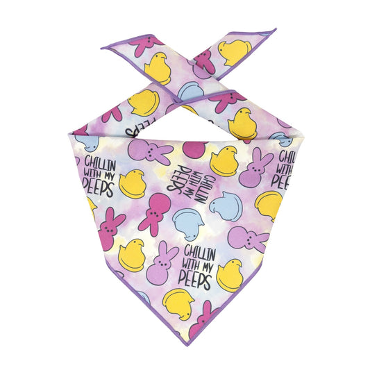 Easter Bandana, Easter Peeps, Bunny, Marshmallow - Southlake Paws
