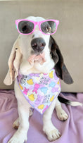 Load image into Gallery viewer, Easter Bandana, Easter Peeps, Bunny, Marshmallow
