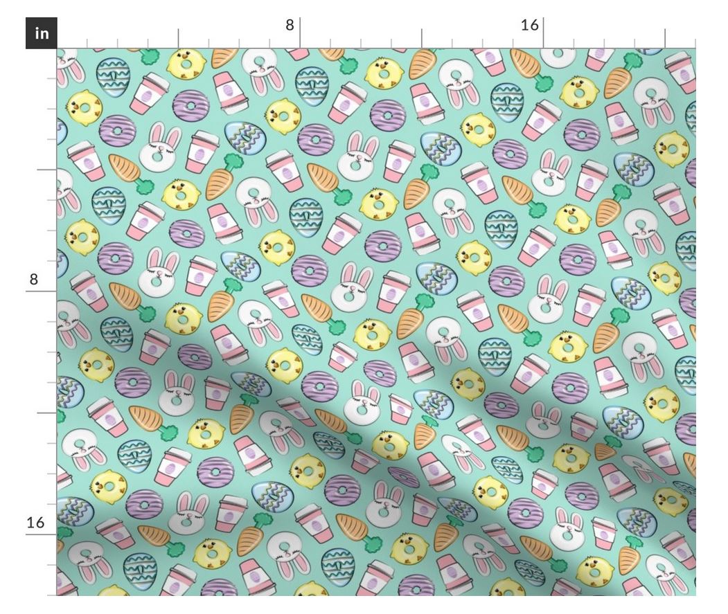 Easter Bandana, Spring Bandana, Dog Bandana, Donut, Bunny - Southlake Paws