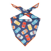 Beer Can Dog Bandana | Food Dog Tie Bandana