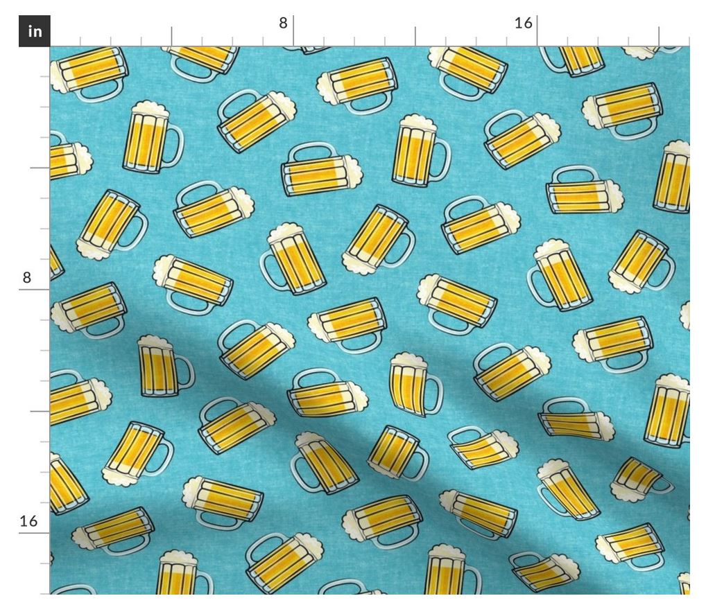 Beer Bandana | Food Dog Tie Bandana | Beer Mugs| Dog Bandana - Southlake Paws