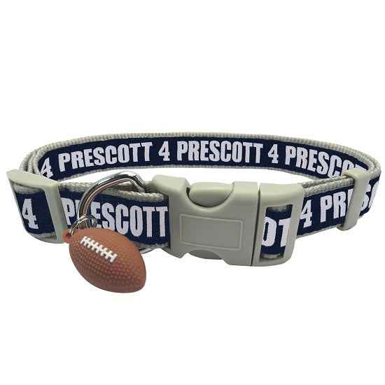Dak Prescott Dog Collar - Official NFL Pet Fan Gear
