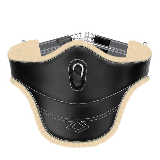 ExionPro Belly Guard Girth - Grey Elastic With White Lines