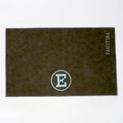 Personalized Faux Leather Dog Placemat Grey/Pale Blue