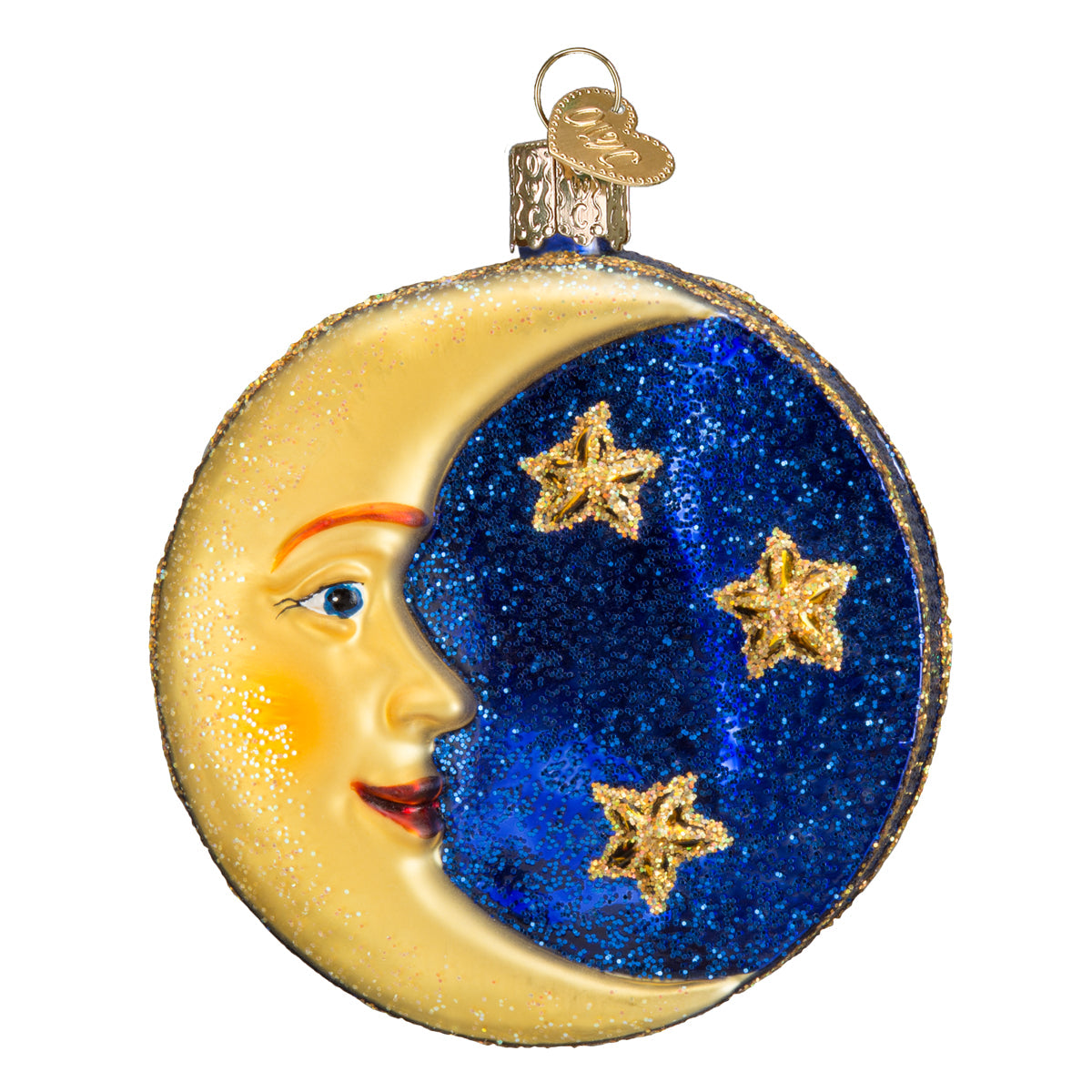 Man In The Moon Ornament - Southlake Paws