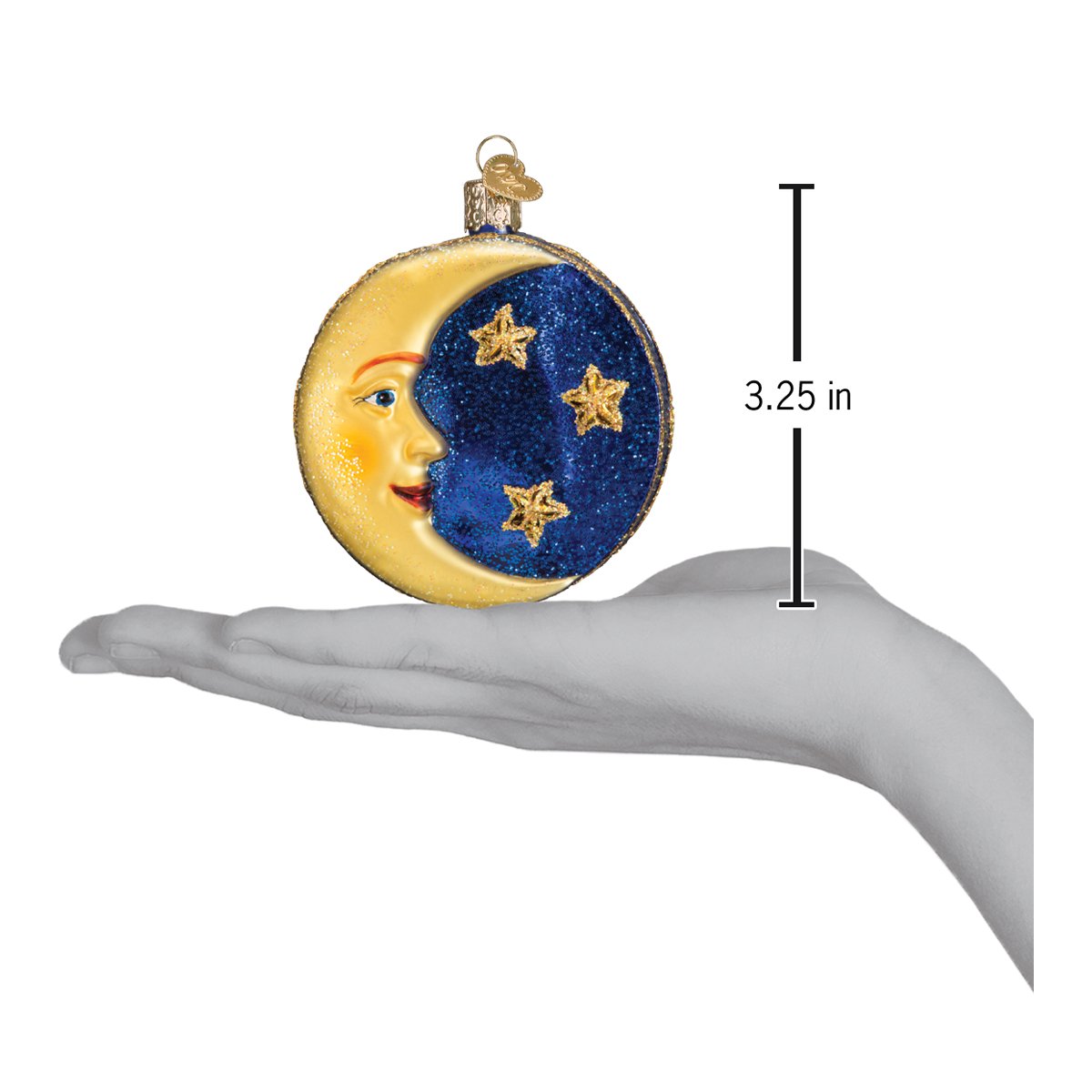 Man In The Moon Ornament - Southlake Paws