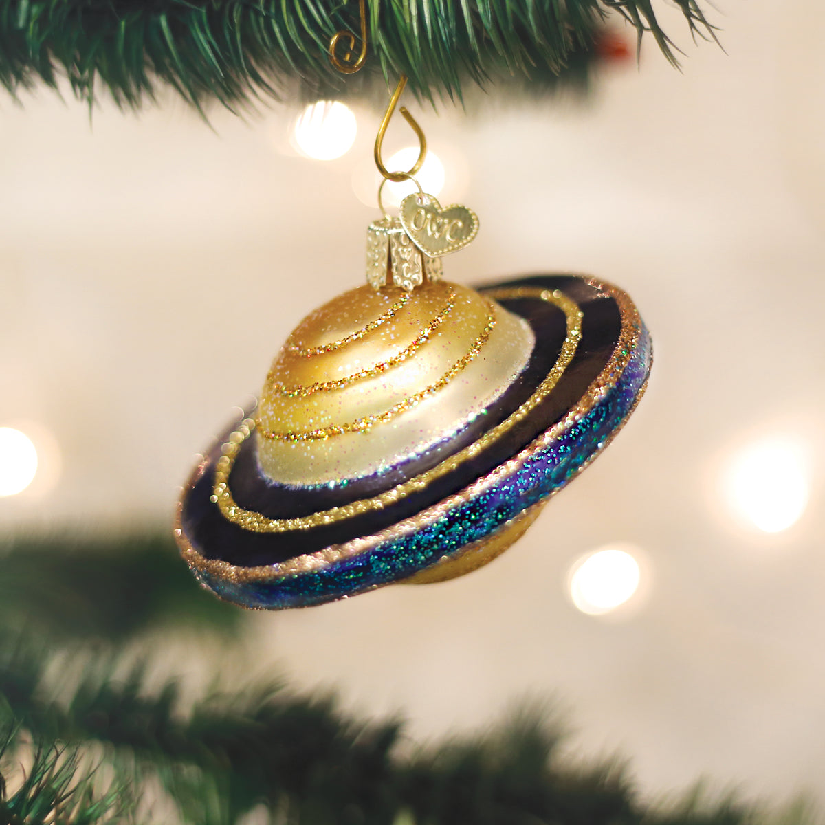 Saturn Ornament - Southlake Paws