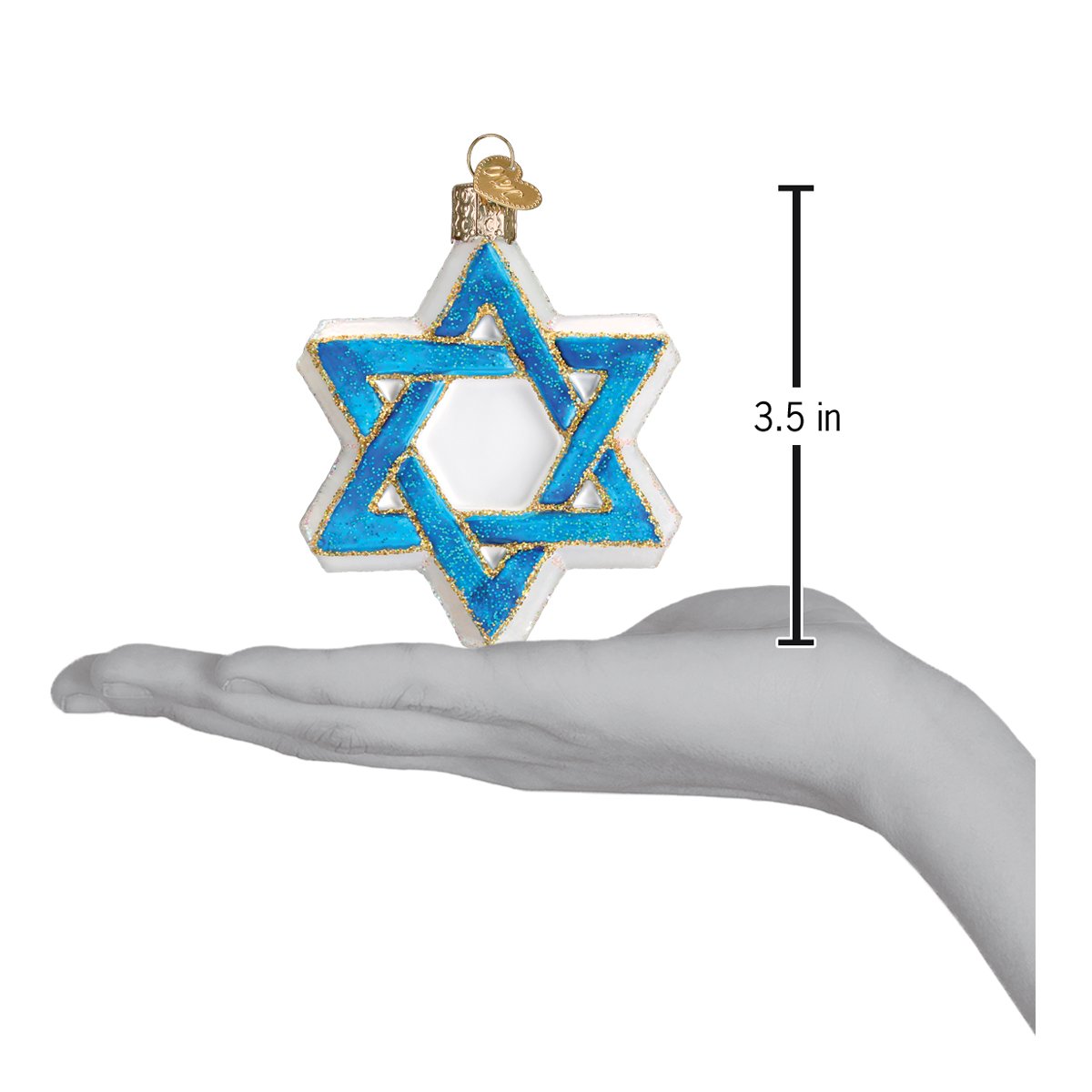 Star Of David Ornament - Southlake Paws