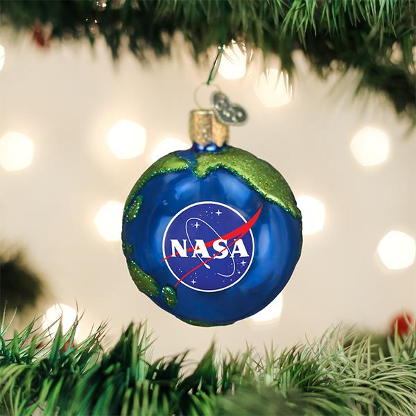 Nasa Earth Ornament - Southlake Paws