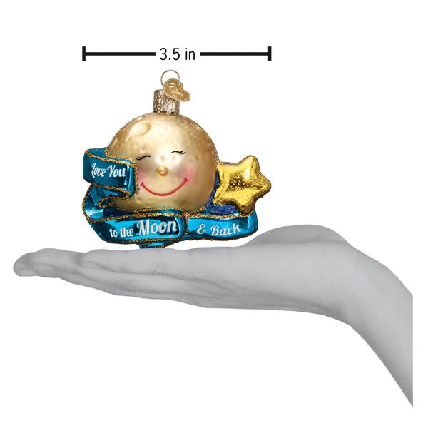 Love You To The Moon & Back Ornament - Southlake Paws