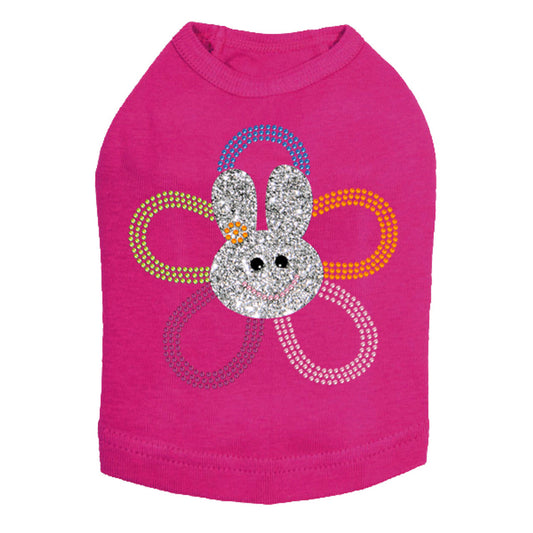 Flower Bunny - Dog Tank alternate view