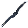 Load image into Gallery viewer, Southlake Paws ExionPro 'AdaptLine' Wave Over Lay Girth in grey elastic with white lines, featuring a wavy design and metal b
