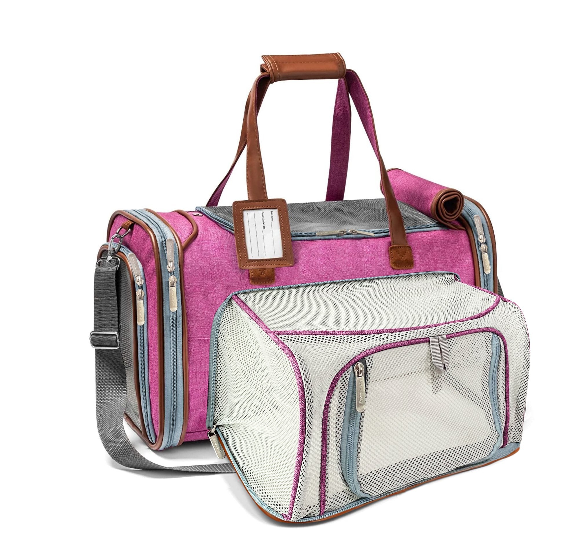 Mr. Peanut's Gold Series Mini Size Airline Compliant Expandable Pet Carrier - Southlake Paws