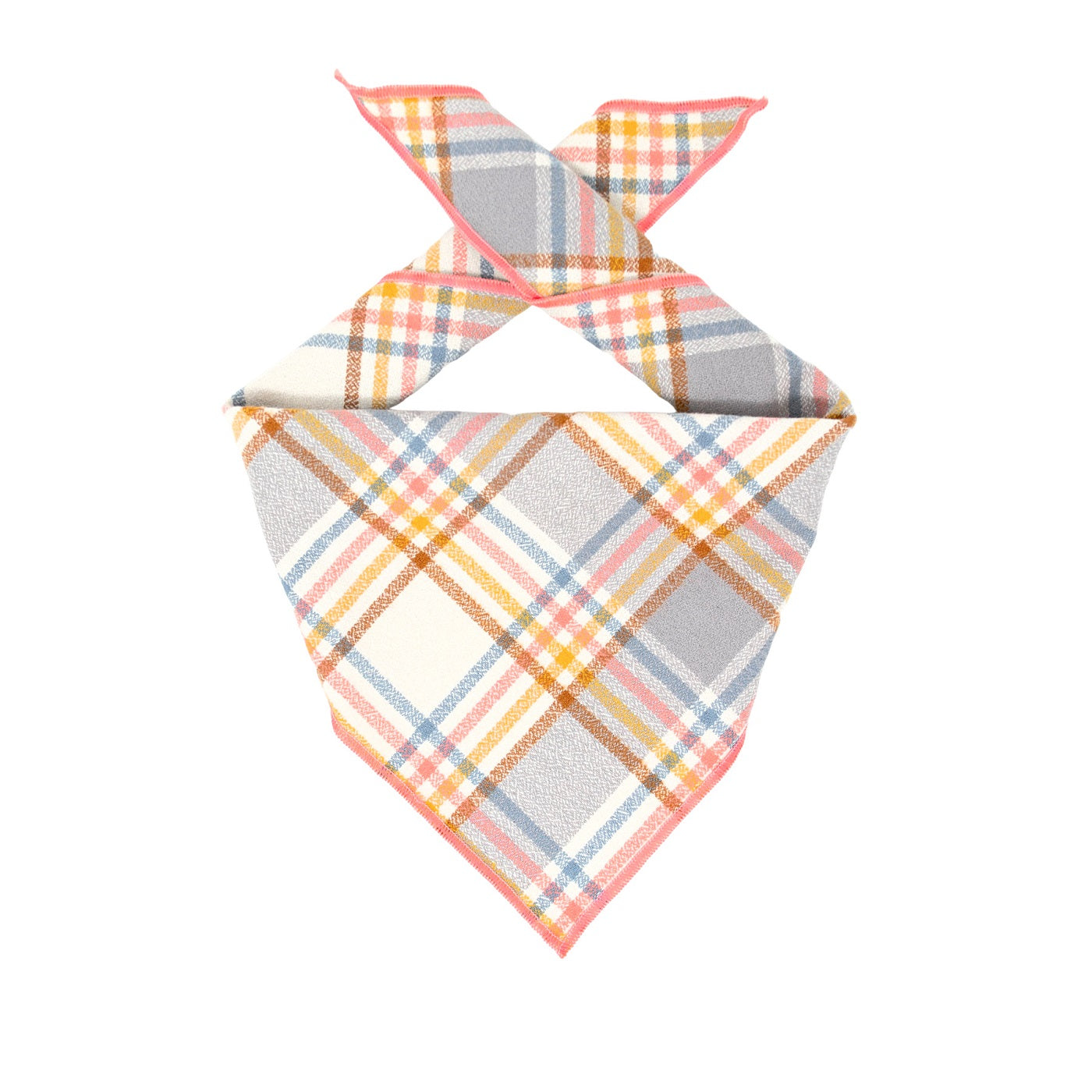 Flannel Dog Bandana, Plaid Bandana, Spring Plaid, Fall Bandana, High Quality Fabric - Southlake Paws
