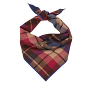 Flannel Bandana, Plaid Bandana, Fall Bandana, High Quality Luxe Fabric