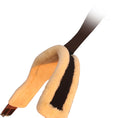 Load image into Gallery viewer, ExionPro Fancy Stitched Snap Over Lay Girth - Navy Blue Elastic with White Lines
