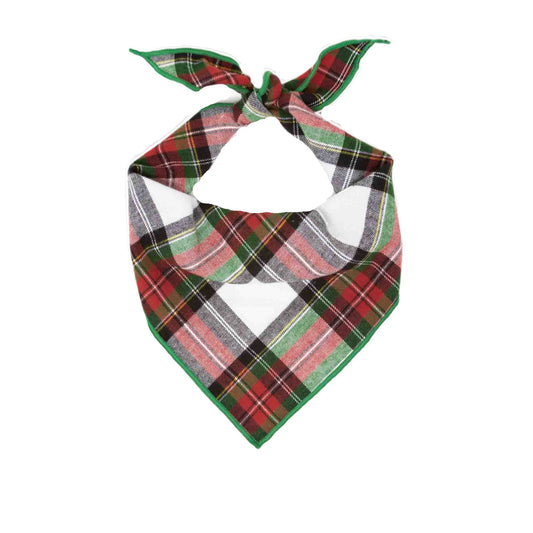 Christmas Bandana | Fall Bandana | Plaid Bandana | Light-weight Flannel Bandana | Holiday Bandana - Southlake Paws