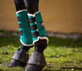 Load image into Gallery viewer, Teal Brushing Boots
