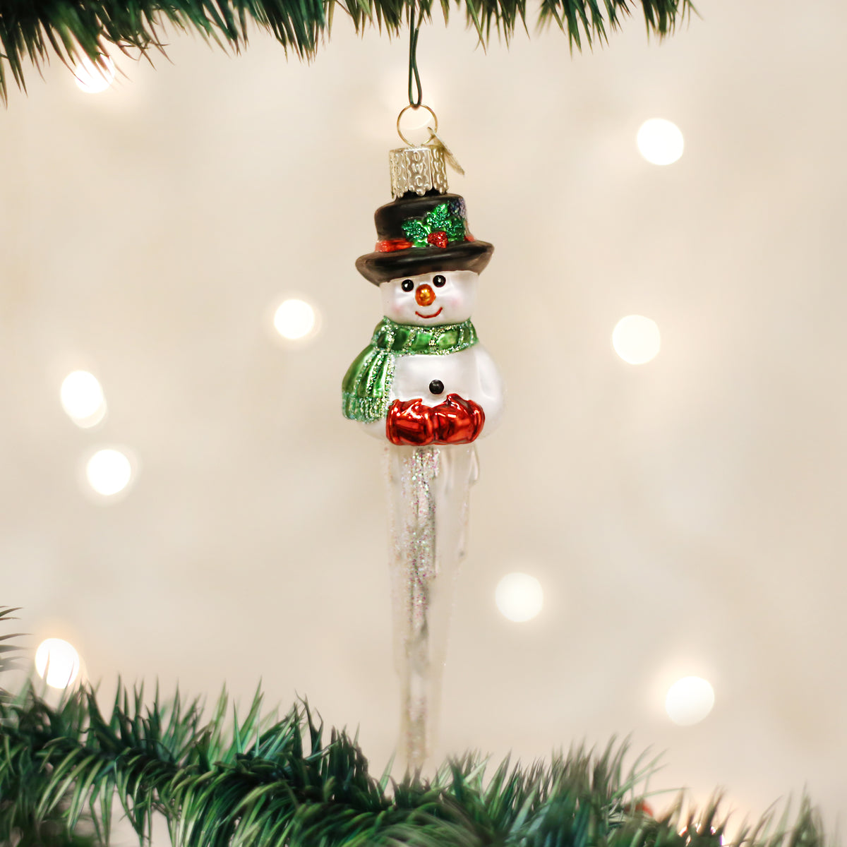 Icicle Snowman Ornament - Southlake Paws