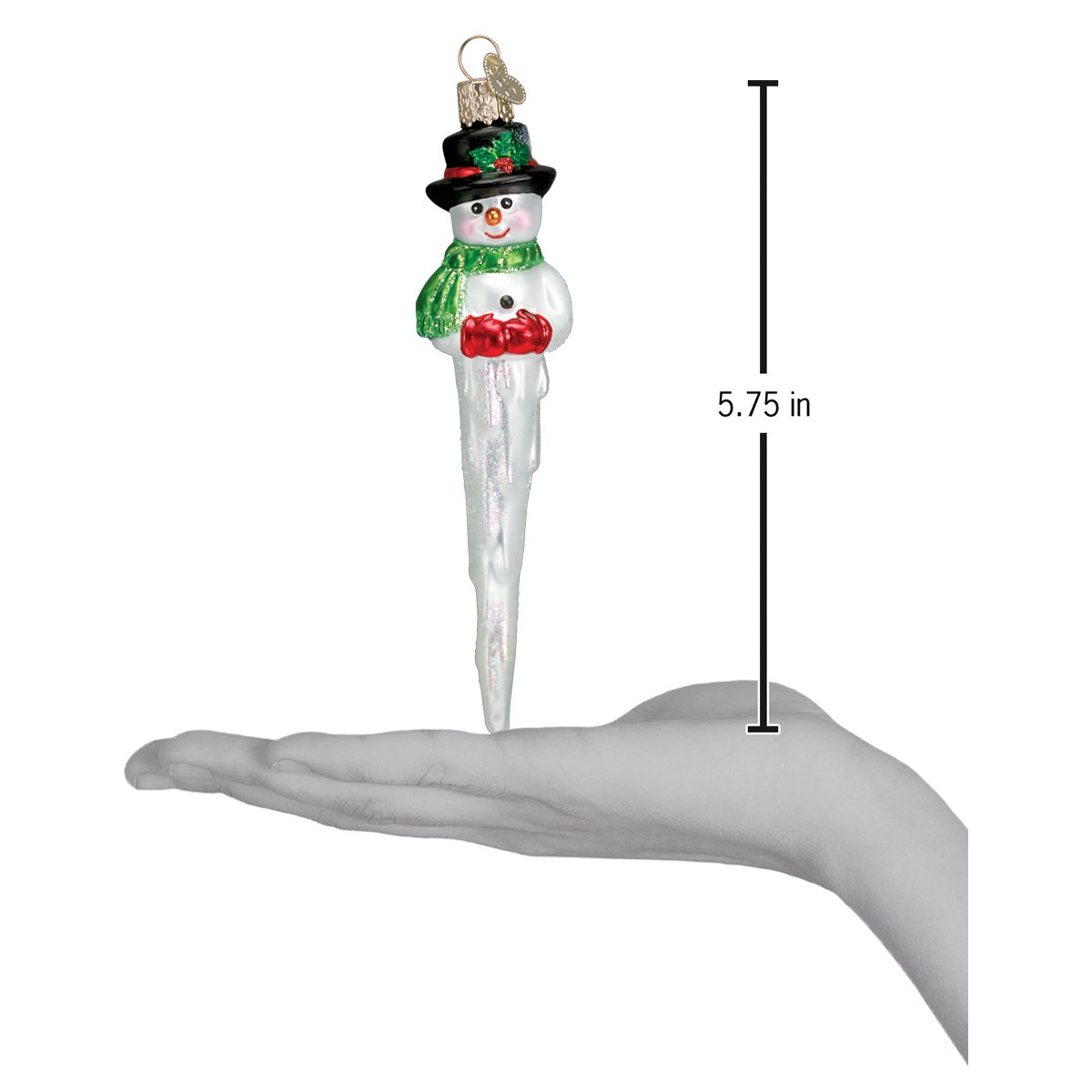 Icicle Snowman Ornament - Southlake Paws