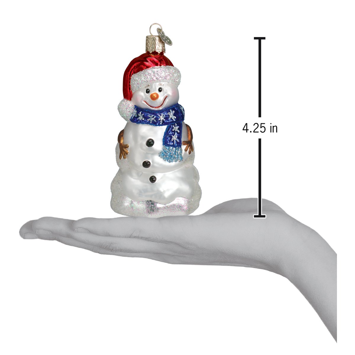 Happy Snowman Ornament - Southlake Paws