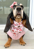 Load image into Gallery viewer, Valentine Bandana | Valentines Day Bandana | Valentine Dog Bandana with Donuts and Coffee - Southlake Paws
