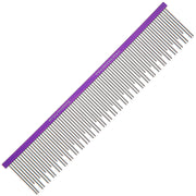 9? Large Double Coat Deshedding Comb Purple by Petstore.Direct