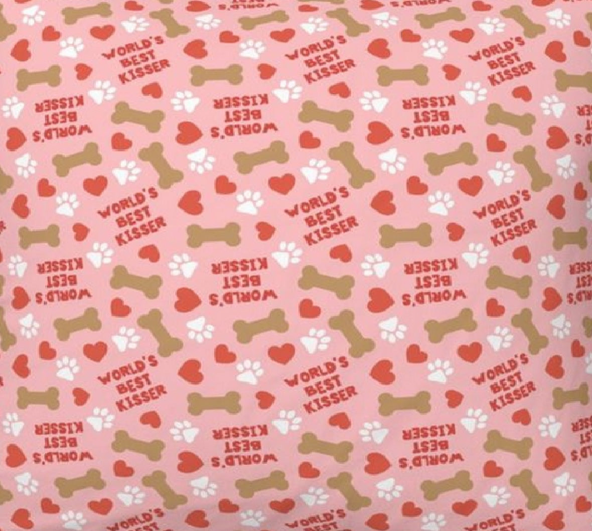 Valentine Bandana | Valentines Day Bandana | Worlds Best Kisser - Southlake Paws