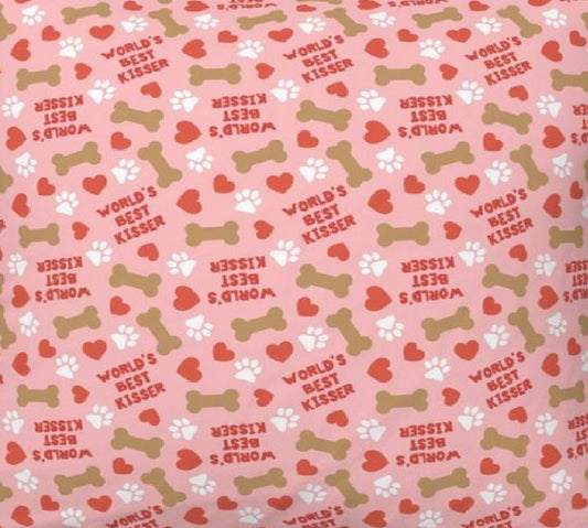 Valentine Bandana | Valentines Day Bandana | Worlds Best Kisser - Southlake Paws
