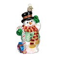 Load image into Gallery viewer, Candy Cane Snowman - Southlake Paws
