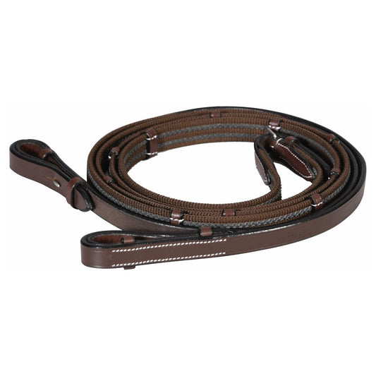 Henri de Rivel Pro Rubber Lined Web Reins - image 3