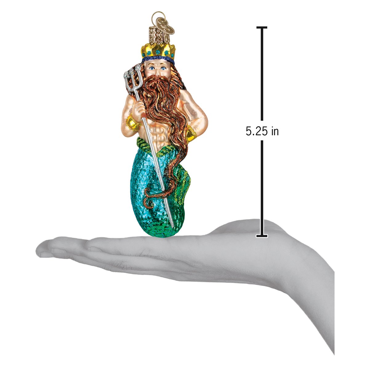 Neptune Ornament - Southlake Paws