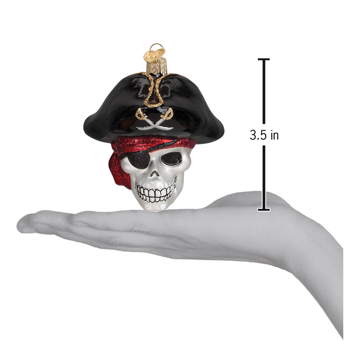 Jolly Roger Ornament - Southlake Paws