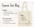 Load image into Gallery viewer, IF I CAN'T MY DOG IM NOT GOING Tote Bag | Canvas Tote | lightweight 6 oz Canvas |  Tote Bag
