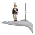 Load image into Gallery viewer, Groom - Brunette Ornament - Southlake Paws
