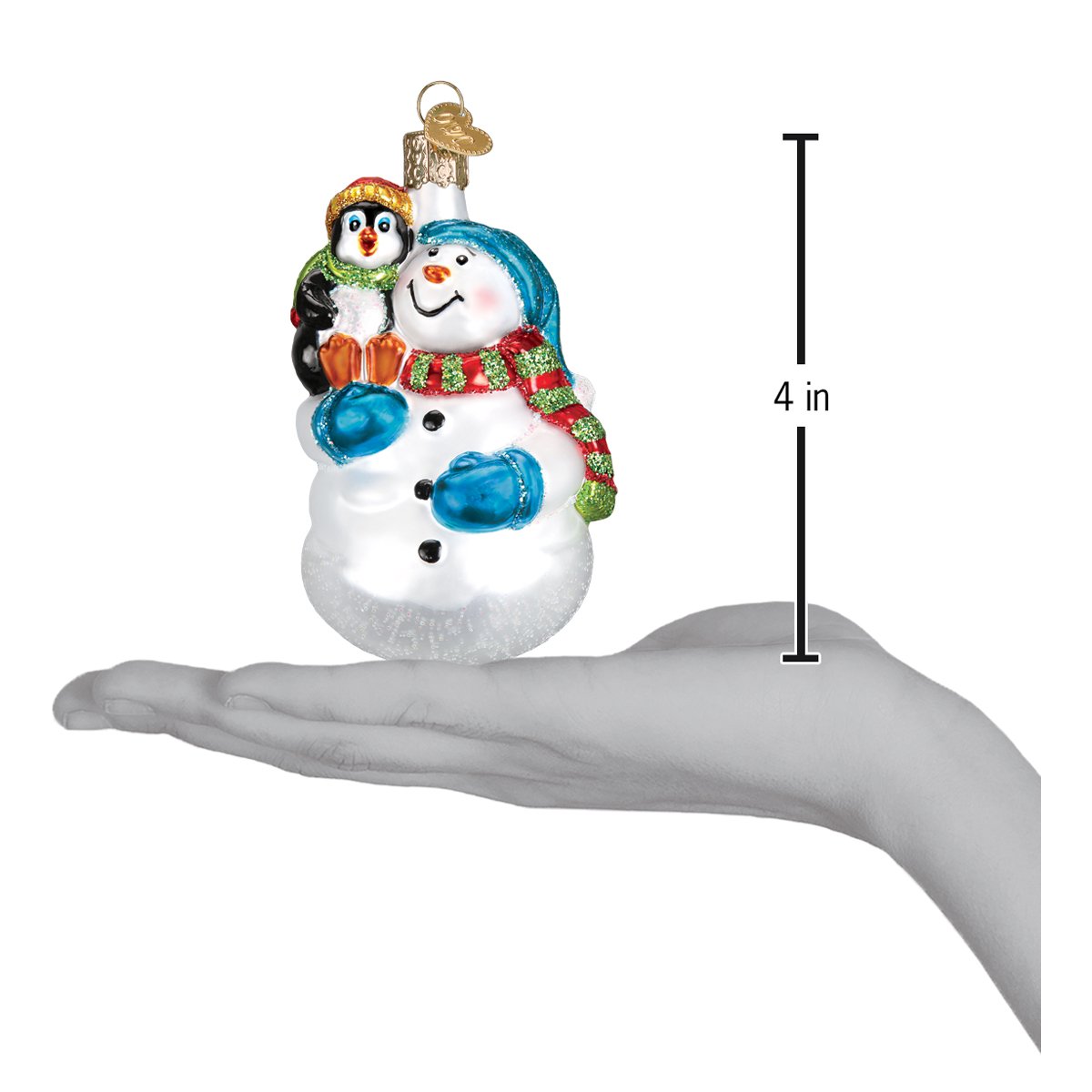 Snowman With Penguin Pal - Southlake Paws