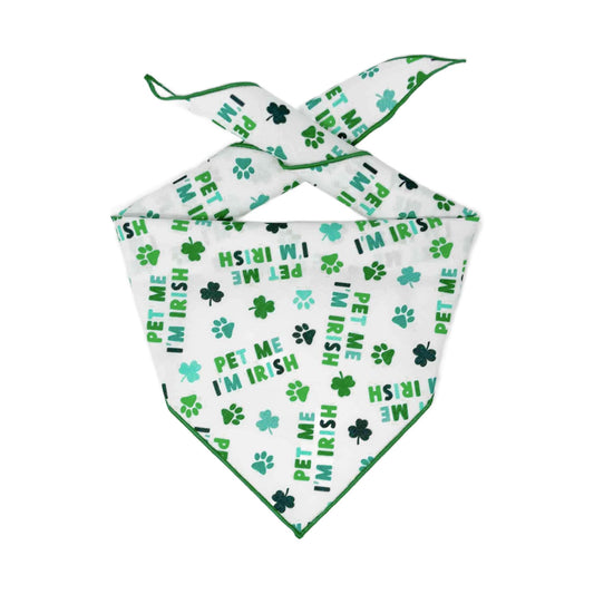 St Patrick's Day Bandana | St Paddy | Pet Me I'm Irish - Southlake Paws