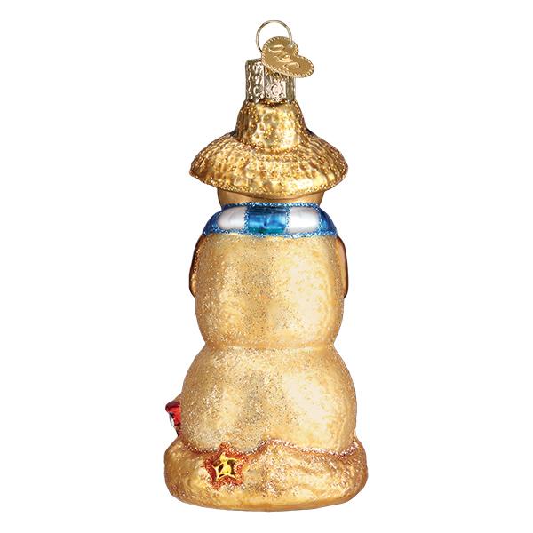 Sand Snowman Ornament - Southlake Paws