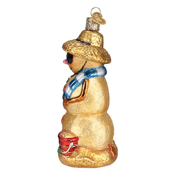 Sand Snowman Ornament - Southlake Paws