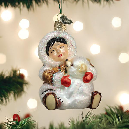 Eskimo Giggles Ornament - Southlake Paws