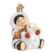 Eskimo Giggles Ornament
