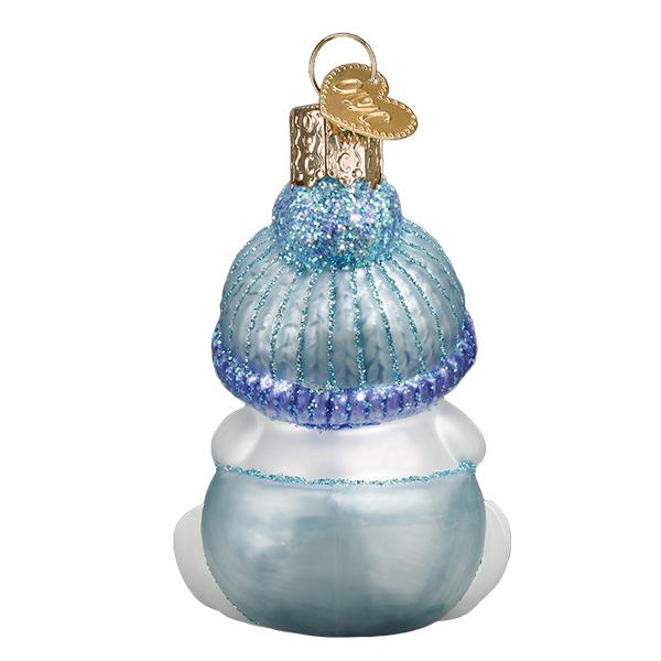 Snow Baby Boy Ornament - Southlake Paws