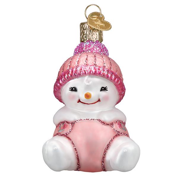 Snow Baby Girl Ornament - Southlake Paws