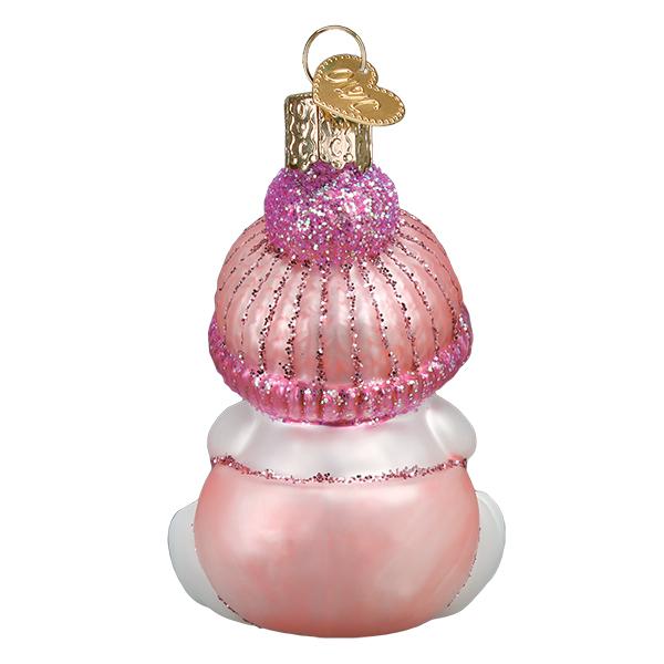 Snow Baby Girl Ornament - Southlake Paws