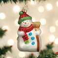 Load image into Gallery viewer, Snowman With Broom Ornament - Southlake Paws
