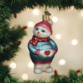 Load image into Gallery viewer, Expectant Snowlady Ornament - Southlake Paws
