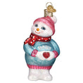 Load image into Gallery viewer, Expectant Snowlady Ornament - Southlake Paws
