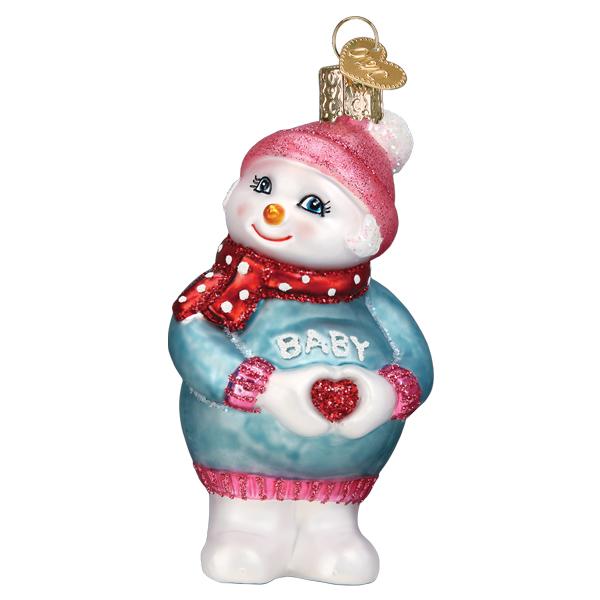 Expectant Snowlady Ornament - Southlake Paws